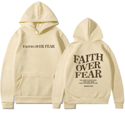 Faith Over Fear Christian Unisex Hoodie