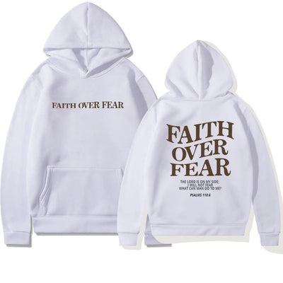 Faith Over Fear Christian Unisex Hoodie