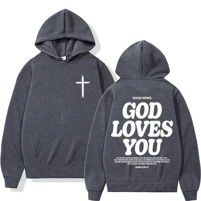 God Loves You Men's Hoodie