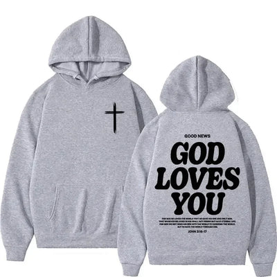 God Loves You Men's Hoodie