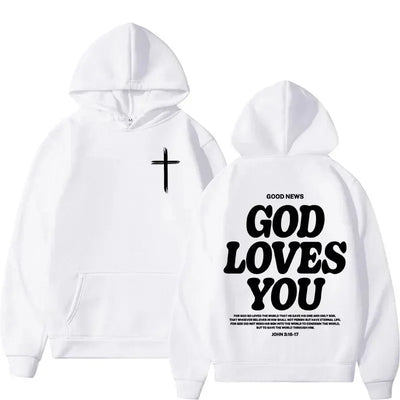 God Loves You Men's Hoodie